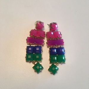 Kate Spade Acrylic Gum Drop Square Earrings